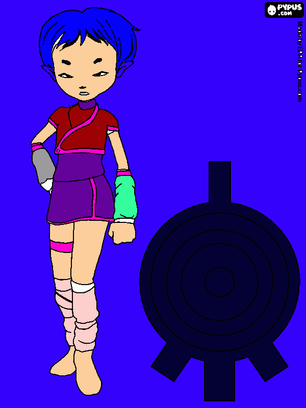 kolorowanka Aelita