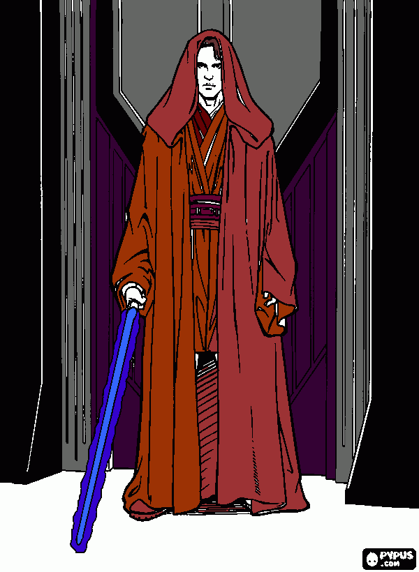 kolorowanka anakin skywalker