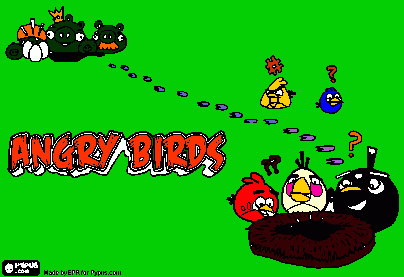 kolorowanka angry-birds