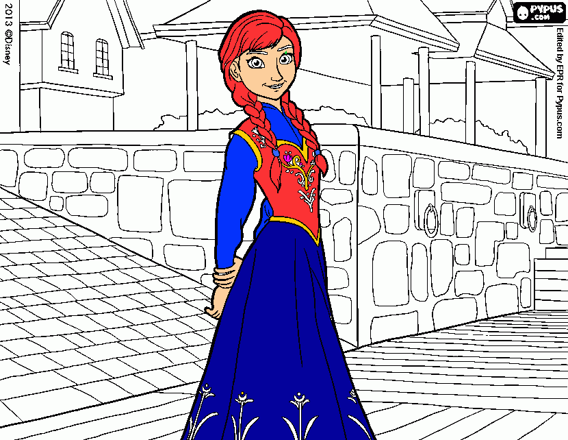 kolorowanka Anna