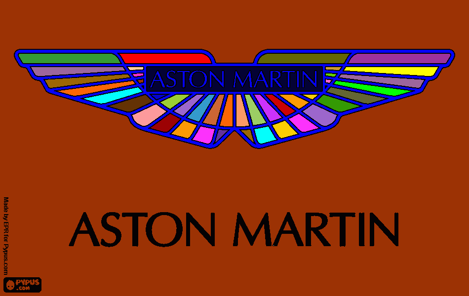 kolorowanka aston martin