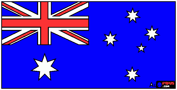 kolorowanka australia
