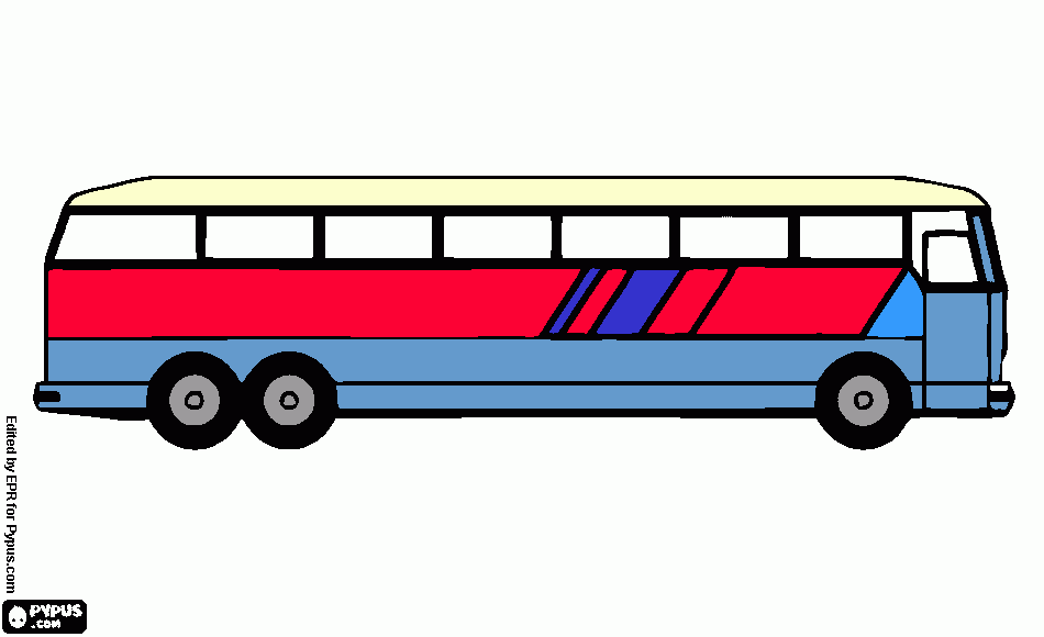 kolorowanka Autobus