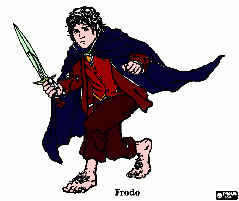 kolorowanka bilbo