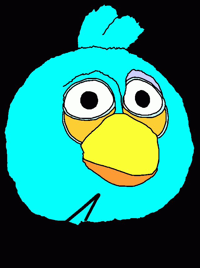 kolorowanka blue bird