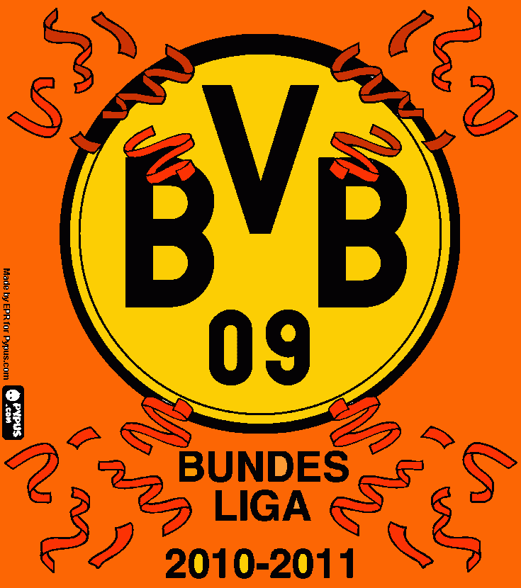 kolorowanka Borussia Dortmund