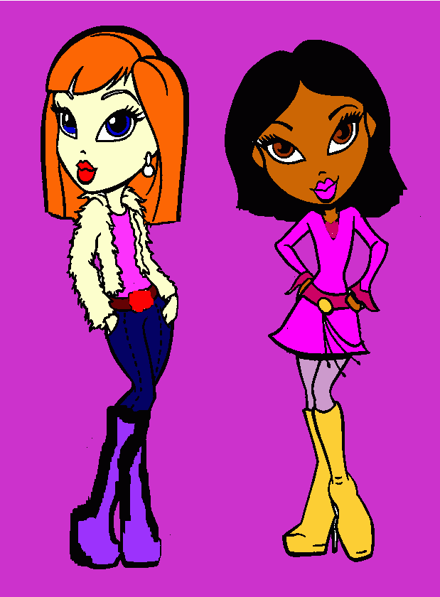 kolorowanka bratz j i n is sis