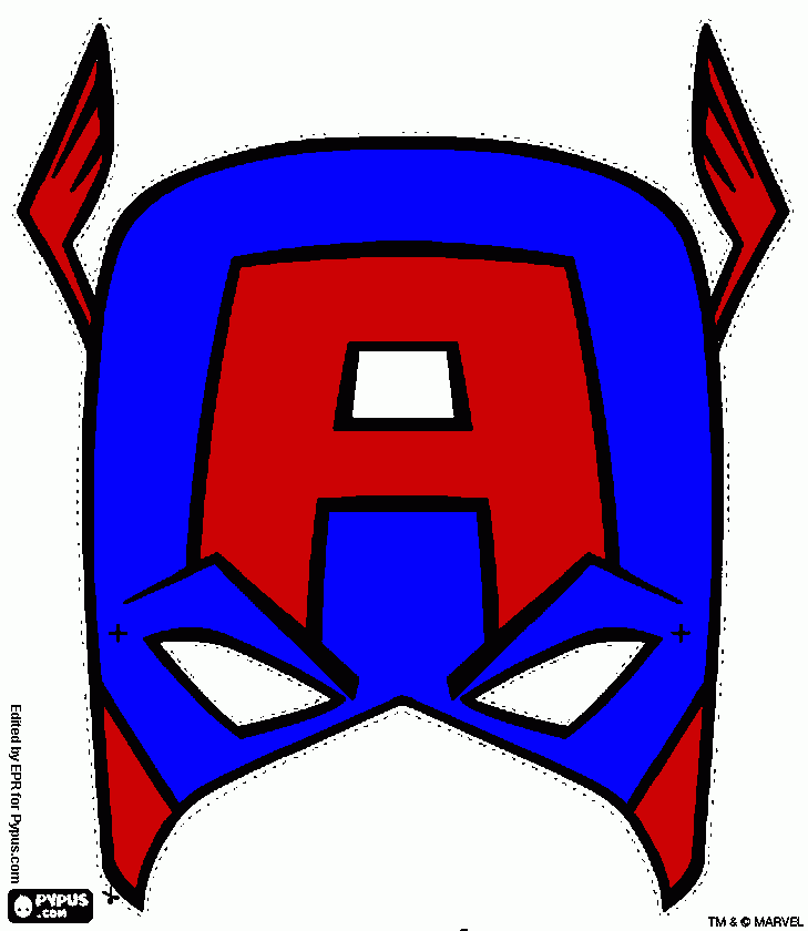 kolorowanka Capitan America