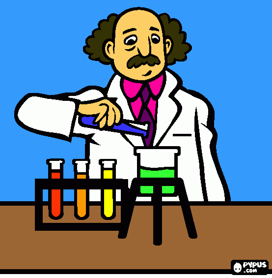 kolorowanka Chemik