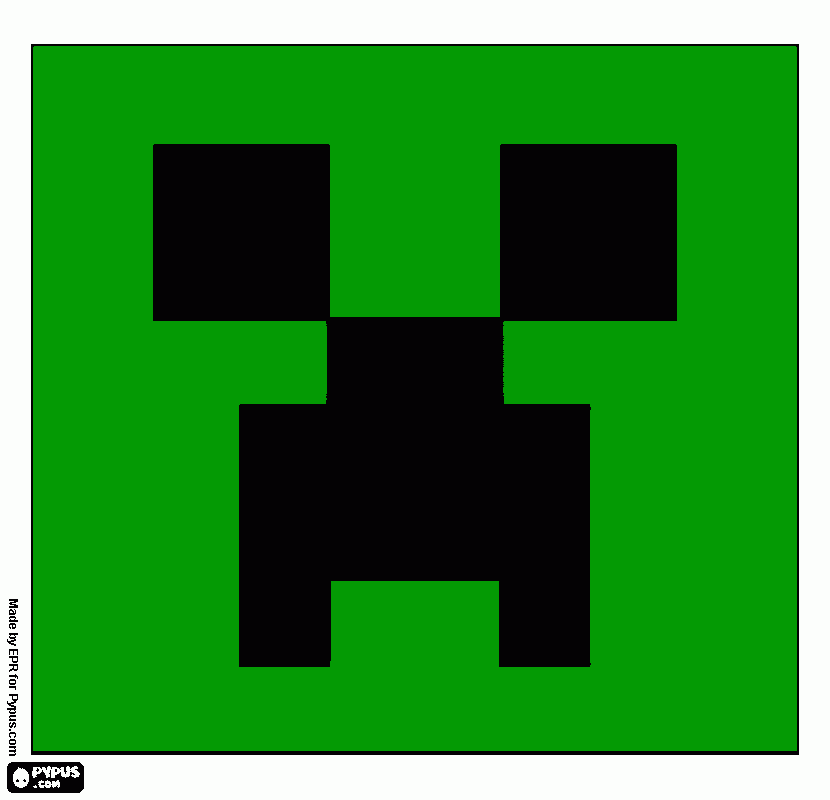 kolorowanka cliper minecraft
