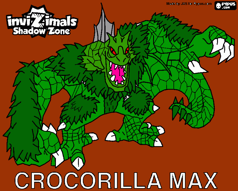 kolorowanka CROCORILLA