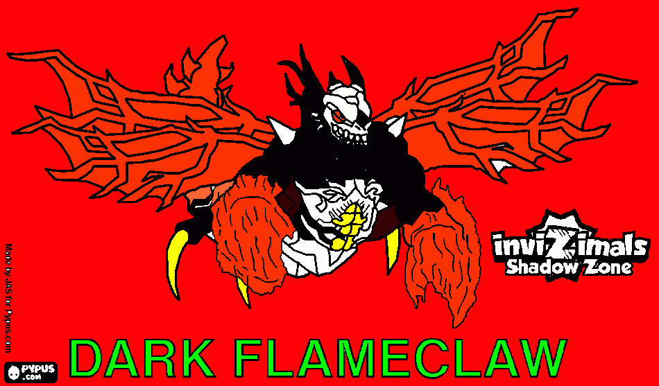 kolorowanka DARK FLAMECLAW