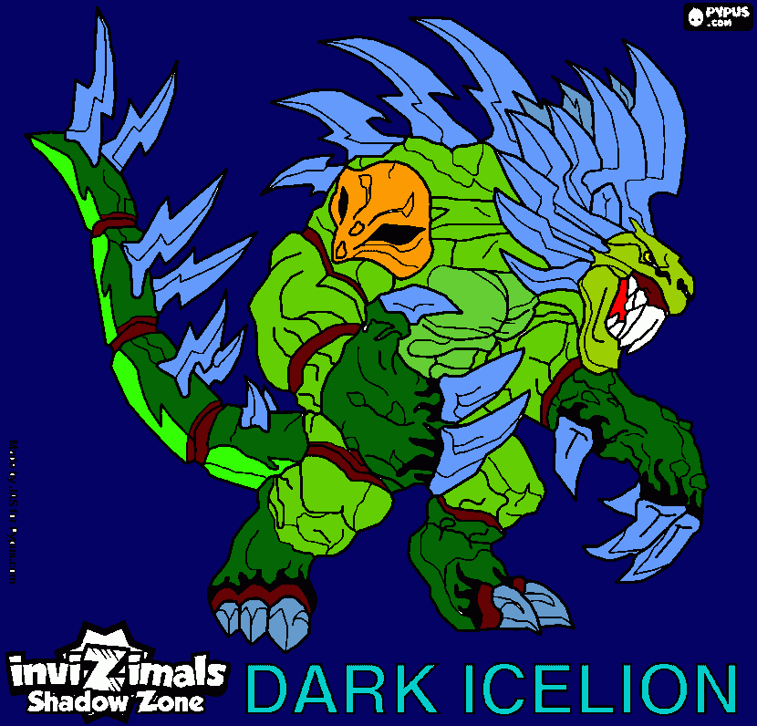 kolorowanka DARK ICELION
