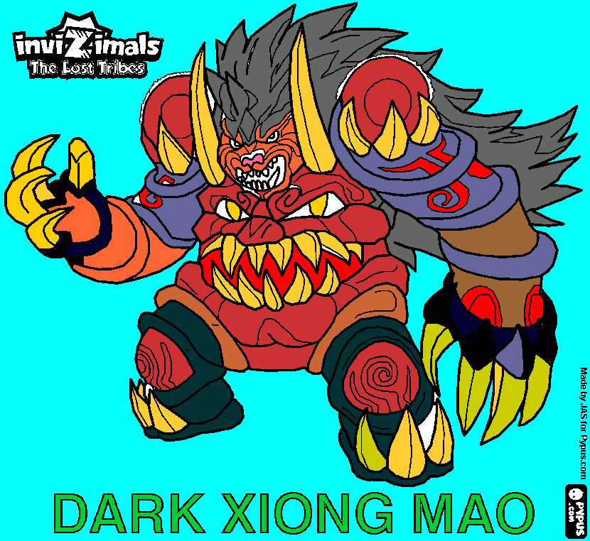kolorowanka DARK XIONG MAO