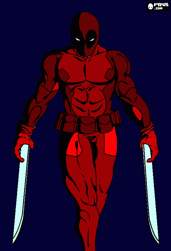 kolorowanka Deadpool
