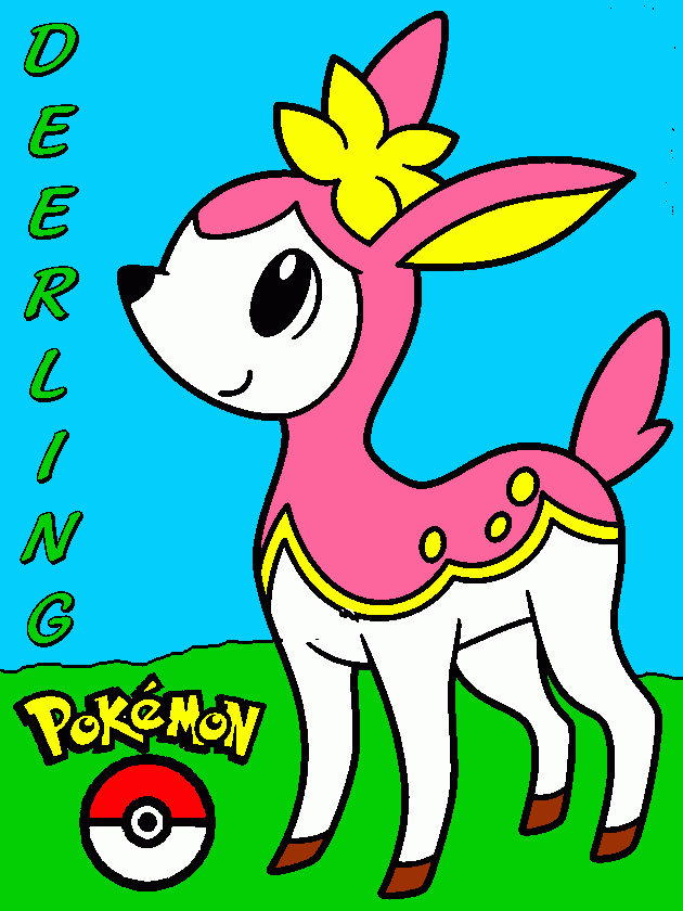 kolorowanka Deerling