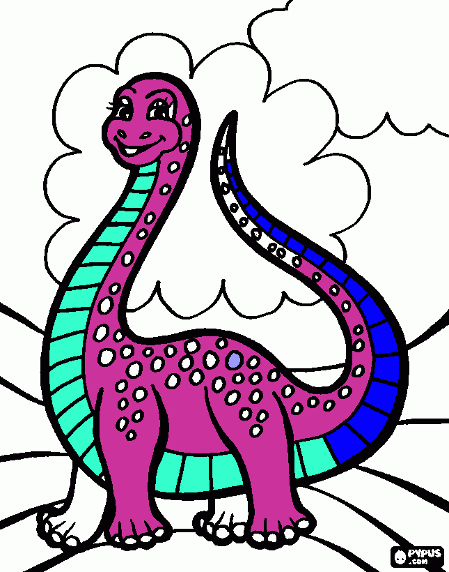kolorowanka dino kosmita