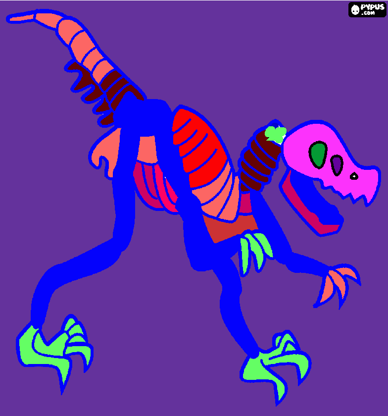 kolorowanka dino Miłosza