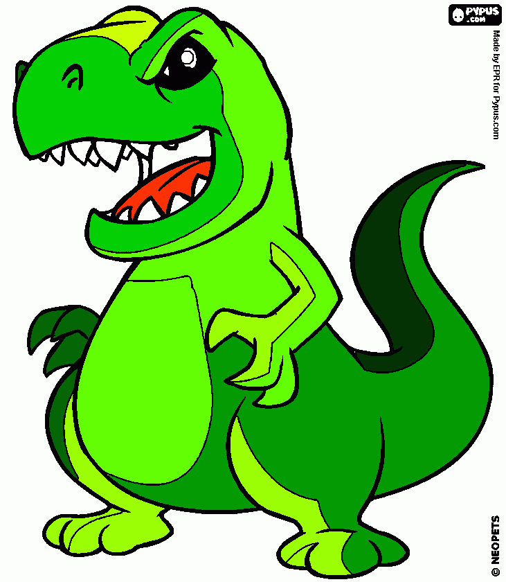 kolorowanka dinozaur Arka