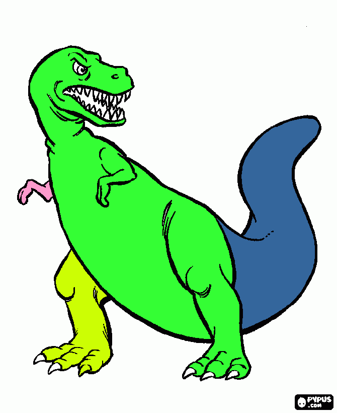 kolorowanka Dinożdzarł