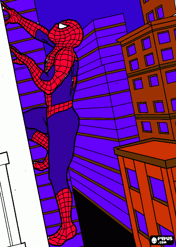 kolorowanka dla mamy obrazek spider man