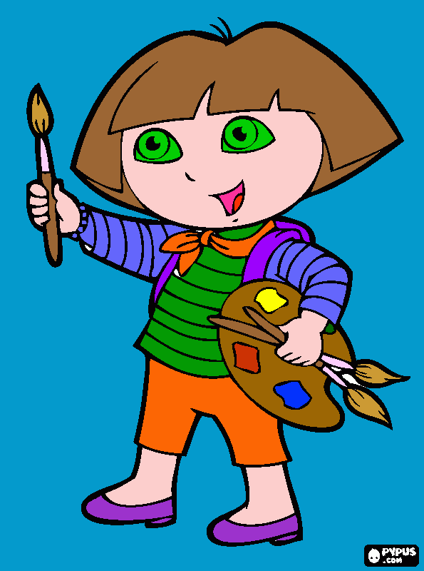 kolorowanka Duni Dora