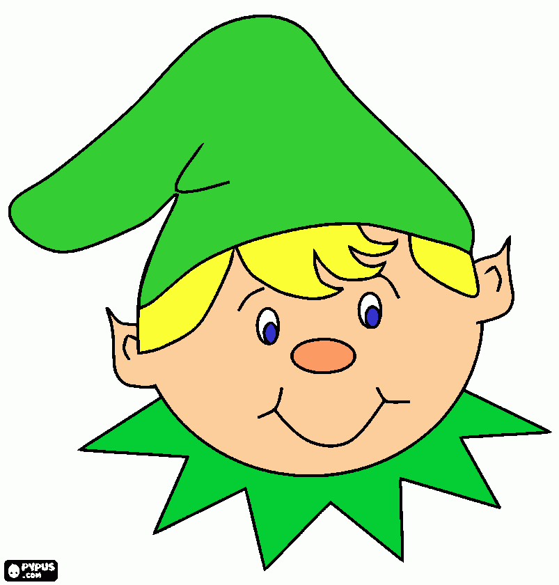kolorowanka elfik