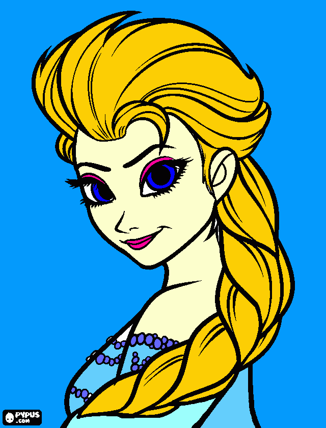 kolorowanka elsa frozen