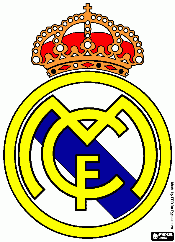 kolorowanka fc real madryt od Zacharego