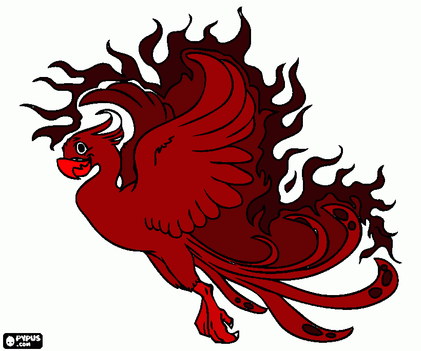 kolorowanka fenix