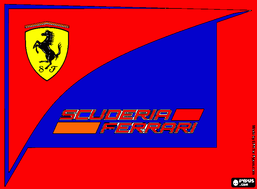 kolorowanka ferari super