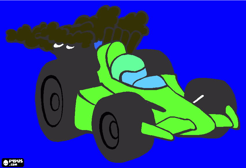 kolorowanka FORMUŁA 1