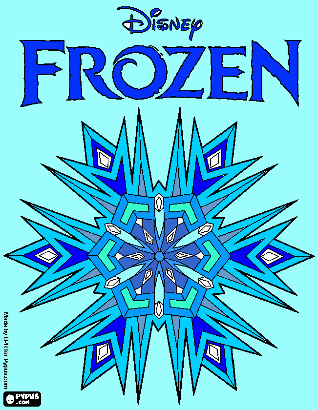 kolorowanka Frozen_Logo