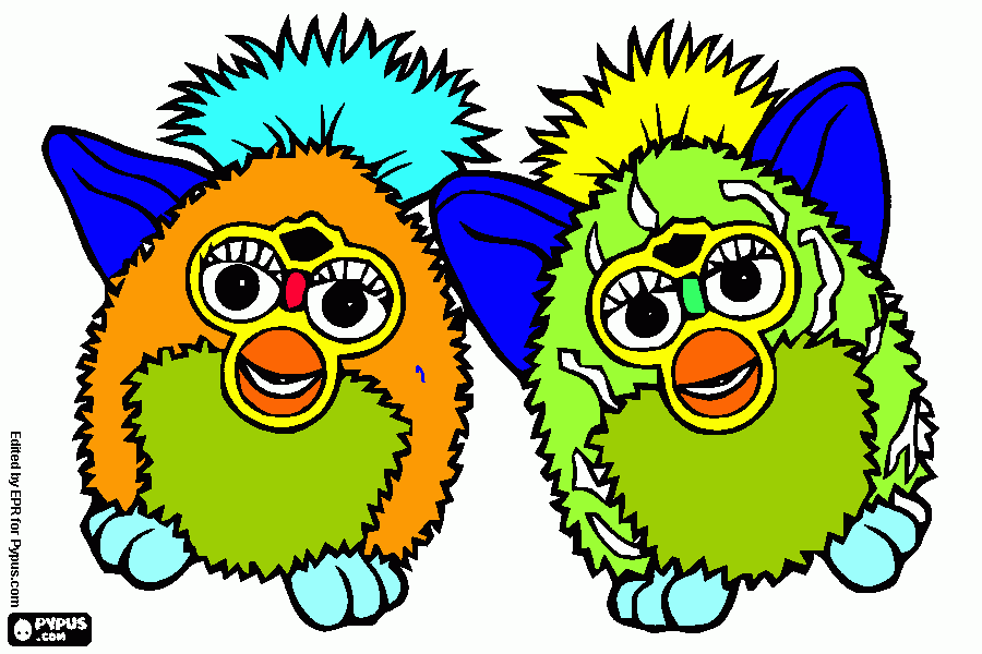 kolorowanka FURBI BOOM