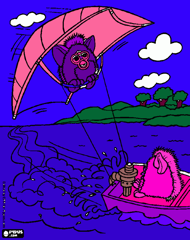 kolorowanka furby boom