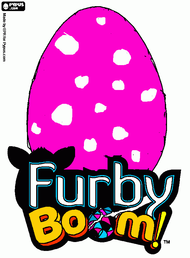 kolorowanka furby jajołucja