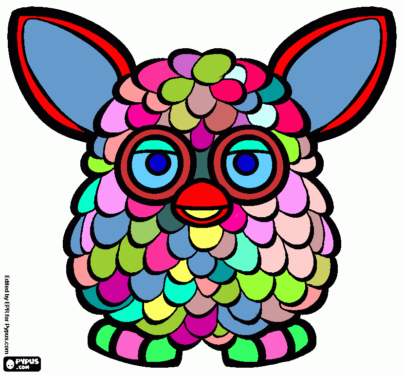 kolorowanka Furby