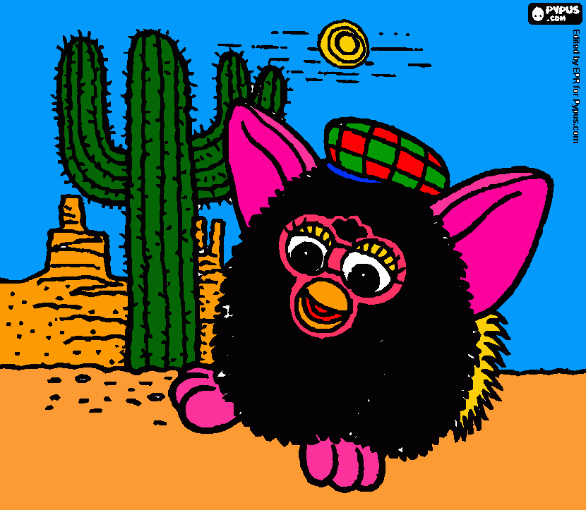 kolorowanka gorączka furby