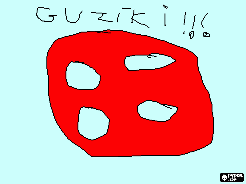 kolorowanka guzik!