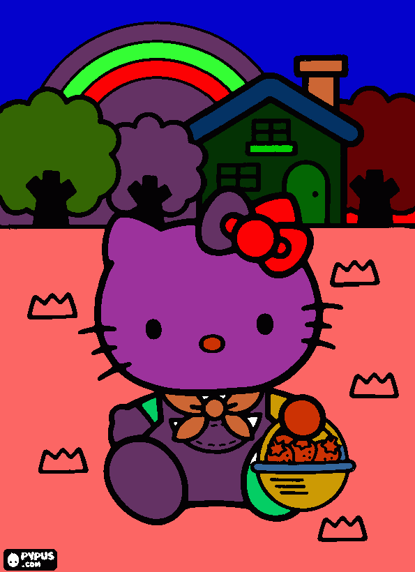 kolorowanka hello kiki