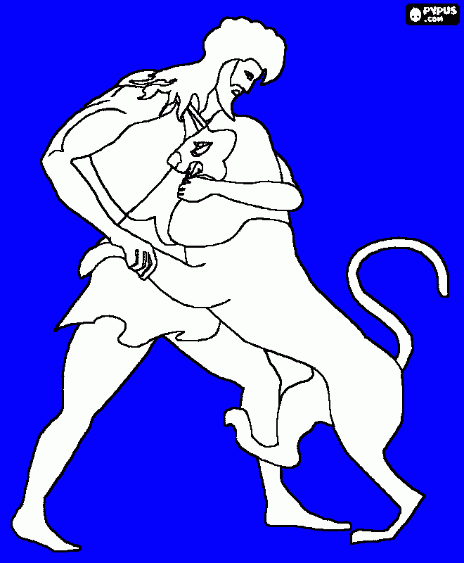 kolorowanka Herakles