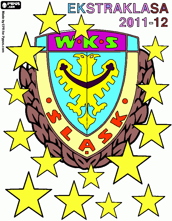 kolorowanka herb Śląska Wrocław