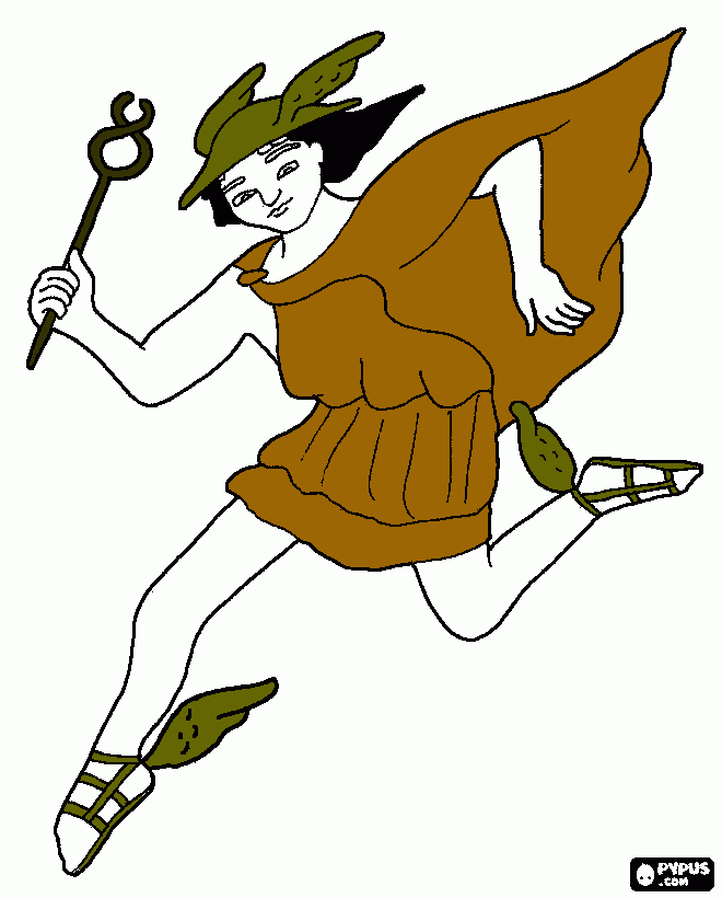 kolorowanka hermes