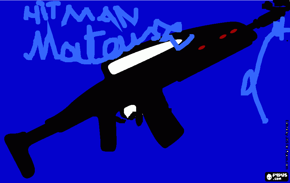 kolorowanka Hitman