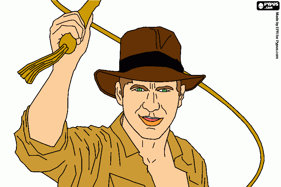 kolorowanka indiana jones Niny