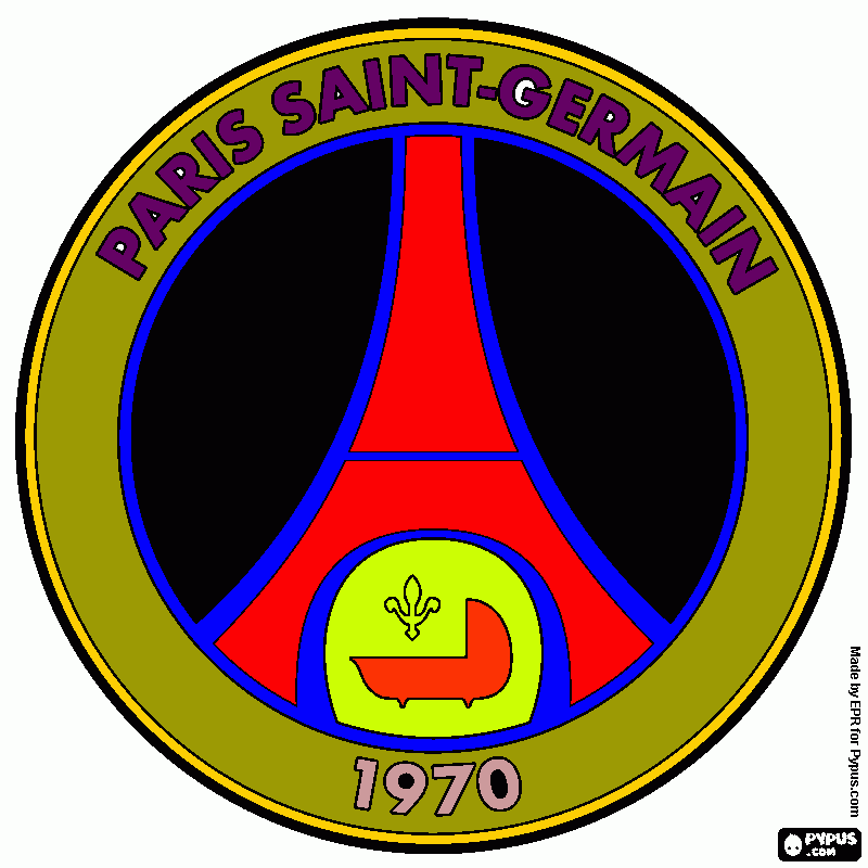kolorowanka inny paris saint-germain