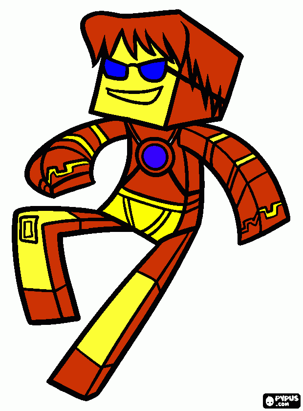 kolorowanka iron man
