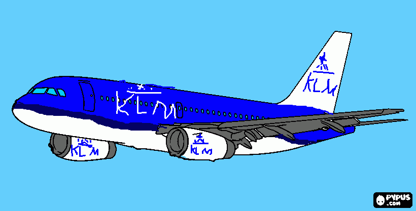 kolorowanka KLM kolorowanka