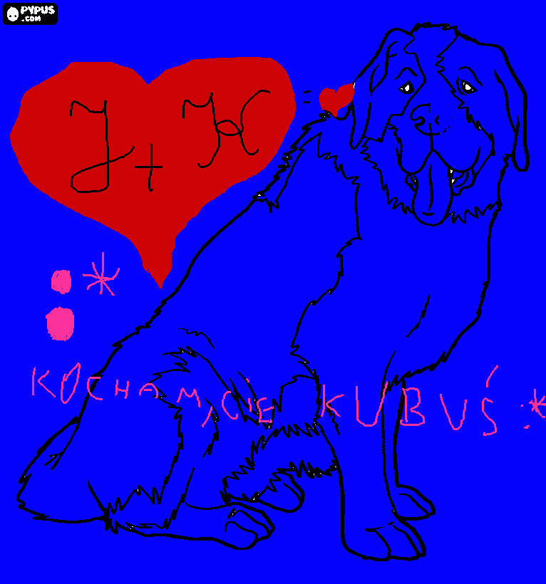 kolorowanka Kocham cie :* <3