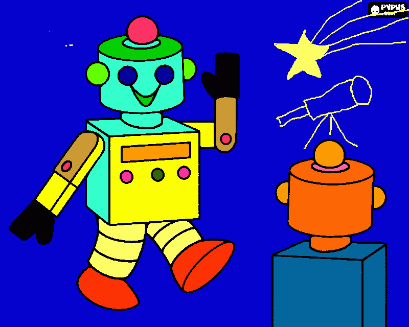 kolorowanka kolorobot